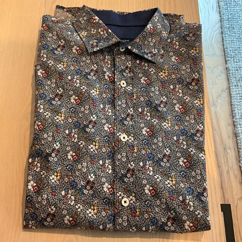 Bugatchi Men’s Long Sleeve Classic Fit